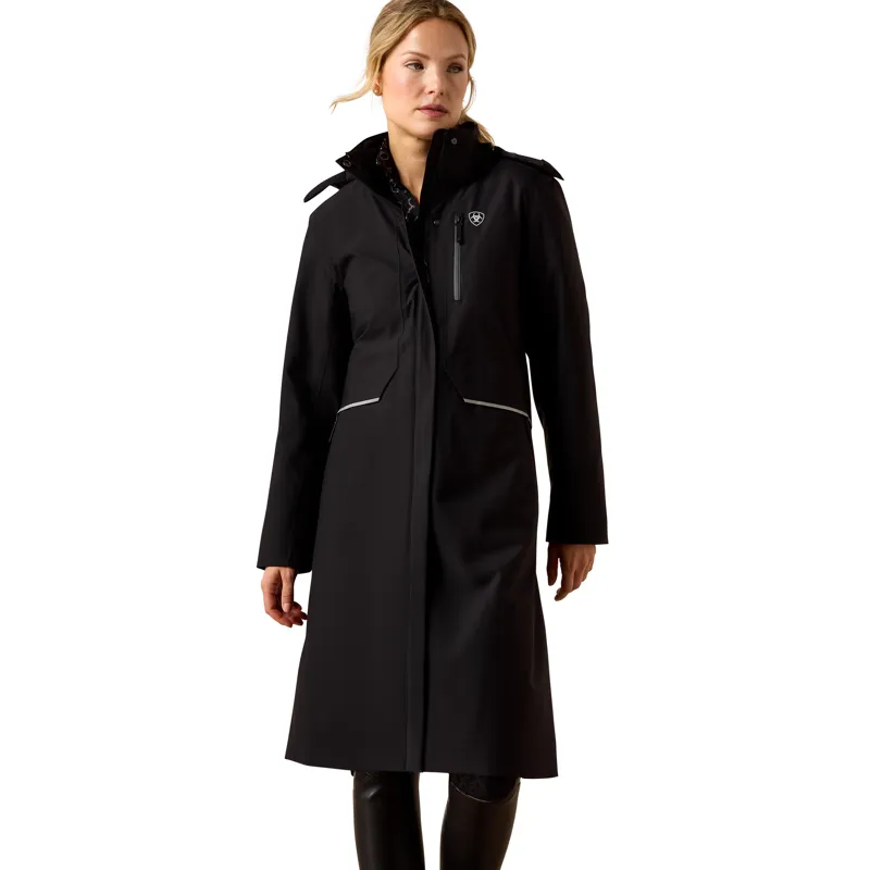 Ariat Women's Long Rider Waterproof Coat - Black
