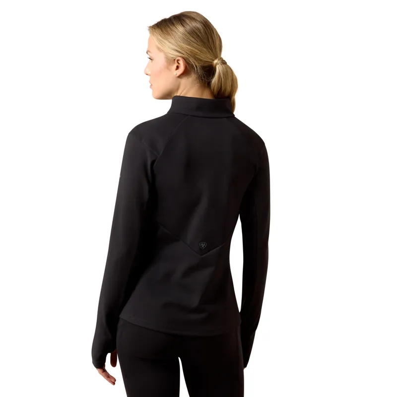 Ariat Women's Avail 1/2 Zip Base Layer - Black-1