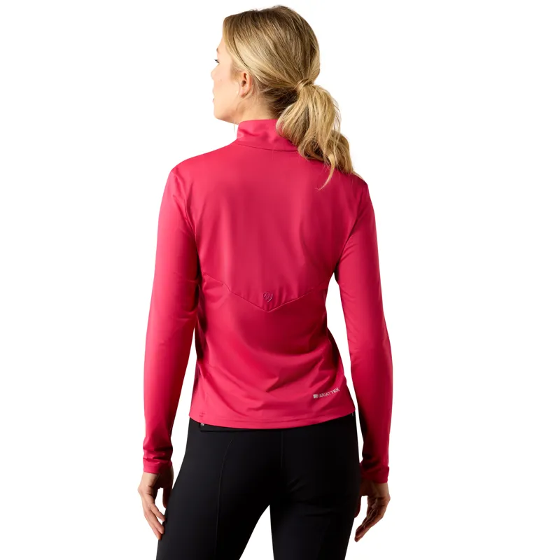 Ariat Women's Lunaveil 1/2 Zip Base Layer - Granita-2