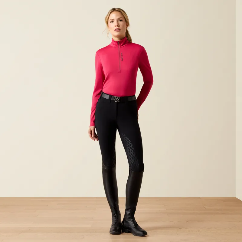 Ariat Women's Lunaveil 1/2 Zip Base Layer - Granita-4