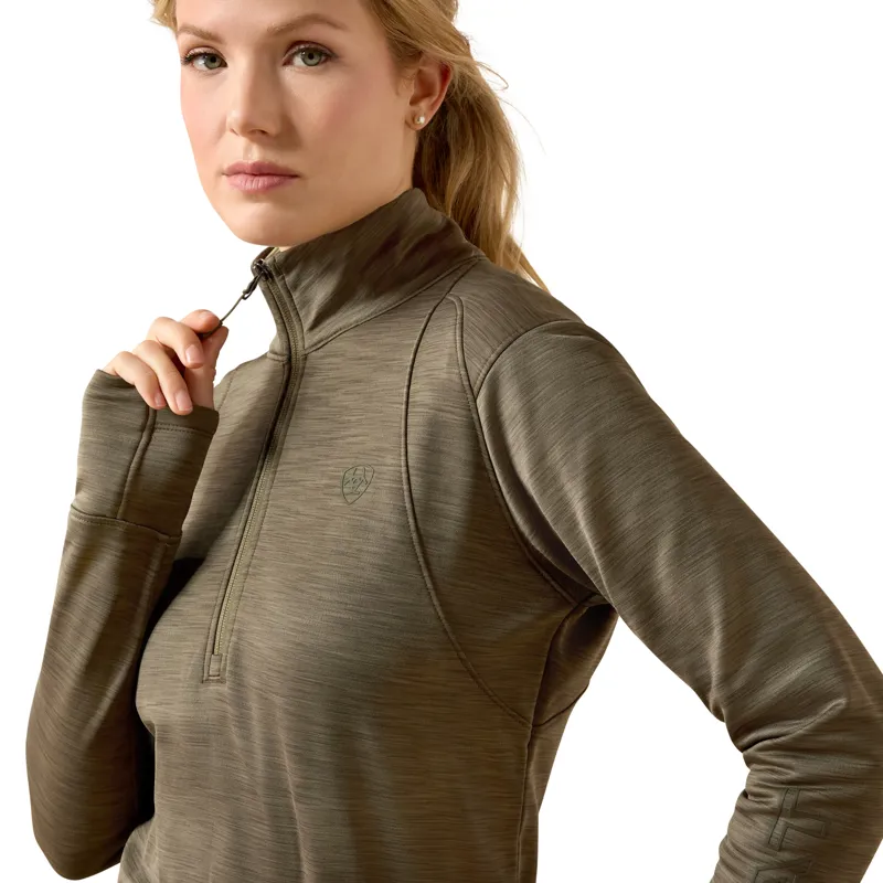 Ariat Women's Team EQ 1/2 Zip Pullover - Kalamata-2
