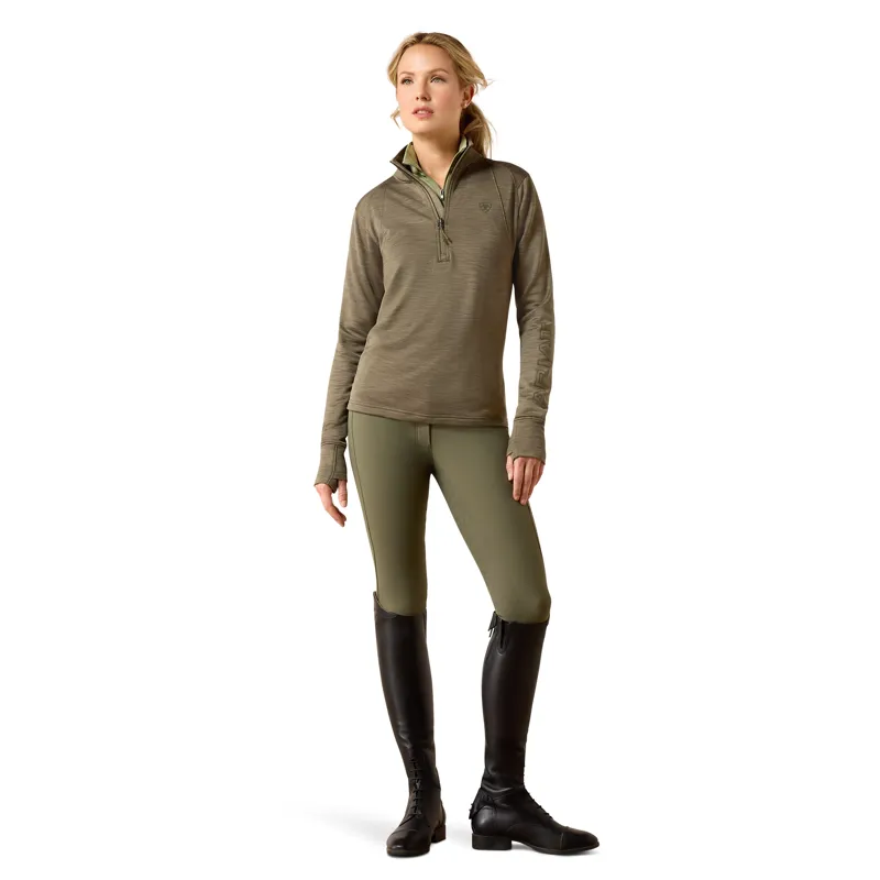 Ariat Women's Team EQ 1/2 Zip Pullover - Kalamata-4