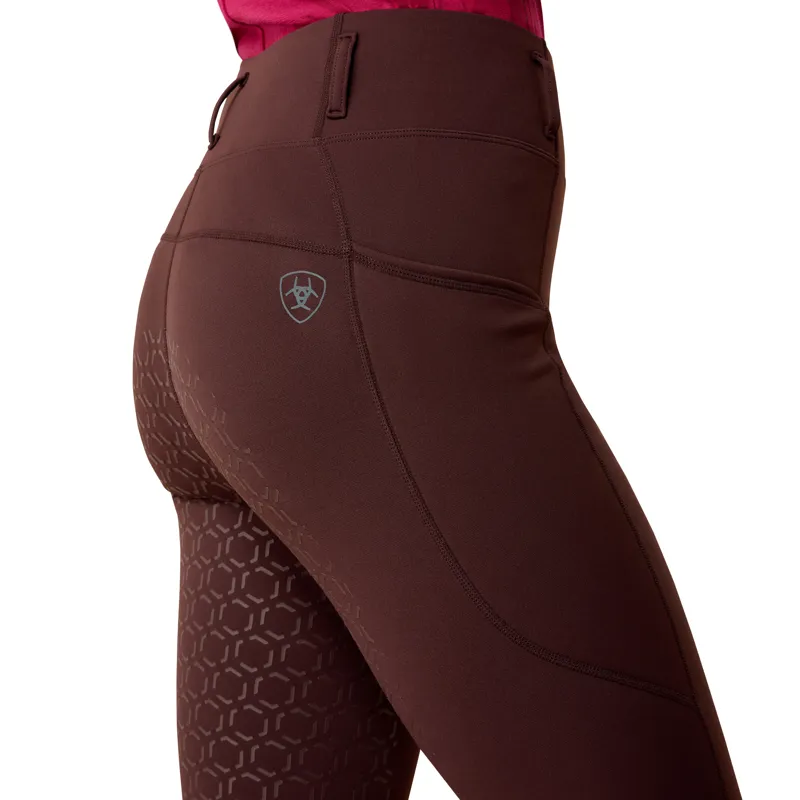 Ariat Women's Venture 2.0 Thermal Full Seat Tights - Chocolate Plum-1