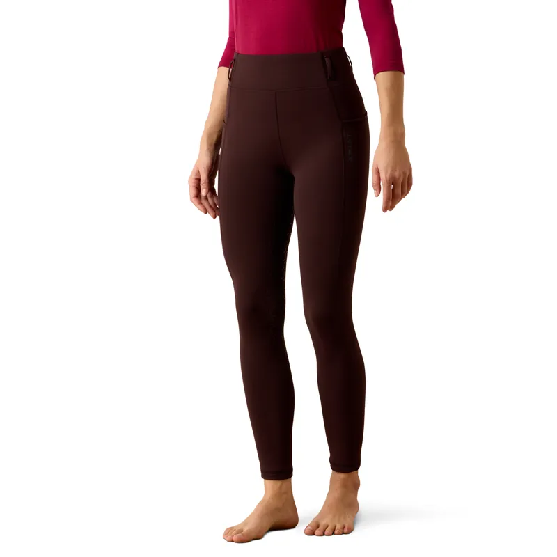 Ariat Women's Venture 2.0 Thermal Full Seat Tights - Chocolate Plum