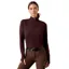 Ariat Women's Gridwork 2.0 1/4 Zip Base Layer - Chocolate Plum