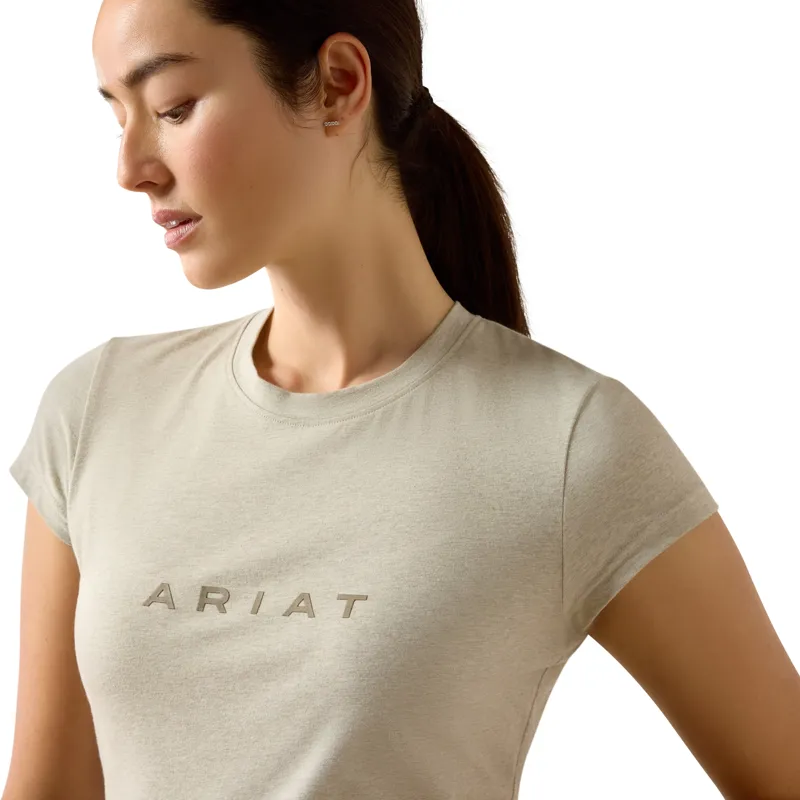 Ariat Women's The Logo T-Shirt - Winter Twig Heather-2
