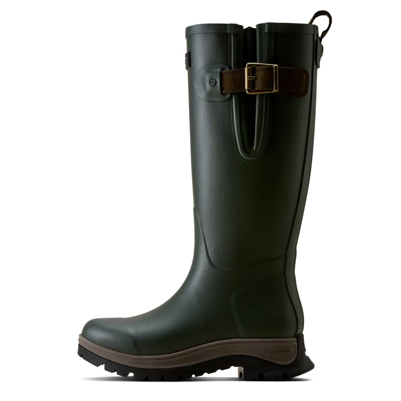 Ariat Women's Woodstock Rubber Welly Boot - Olive Night-4