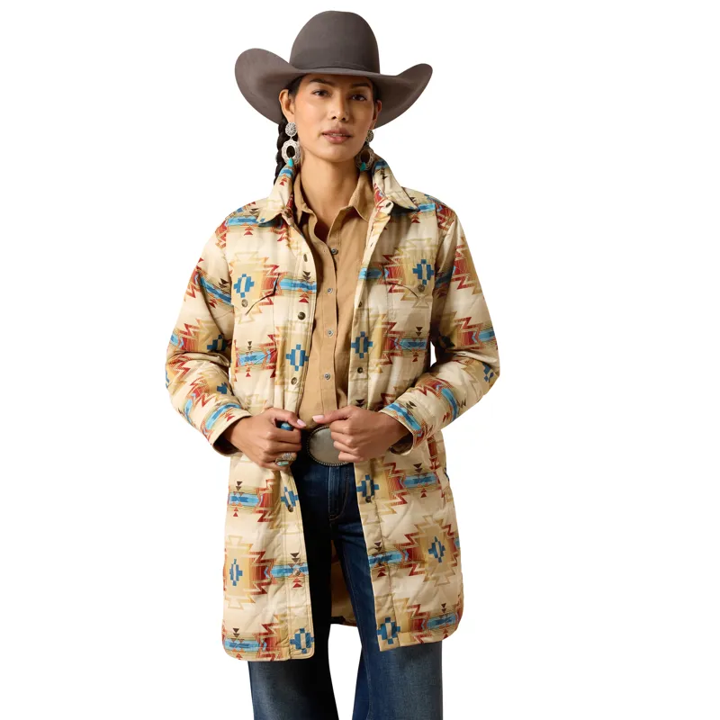 Ariat Women's Dilon Parka Jacket - Sonoma Southwest Print-1