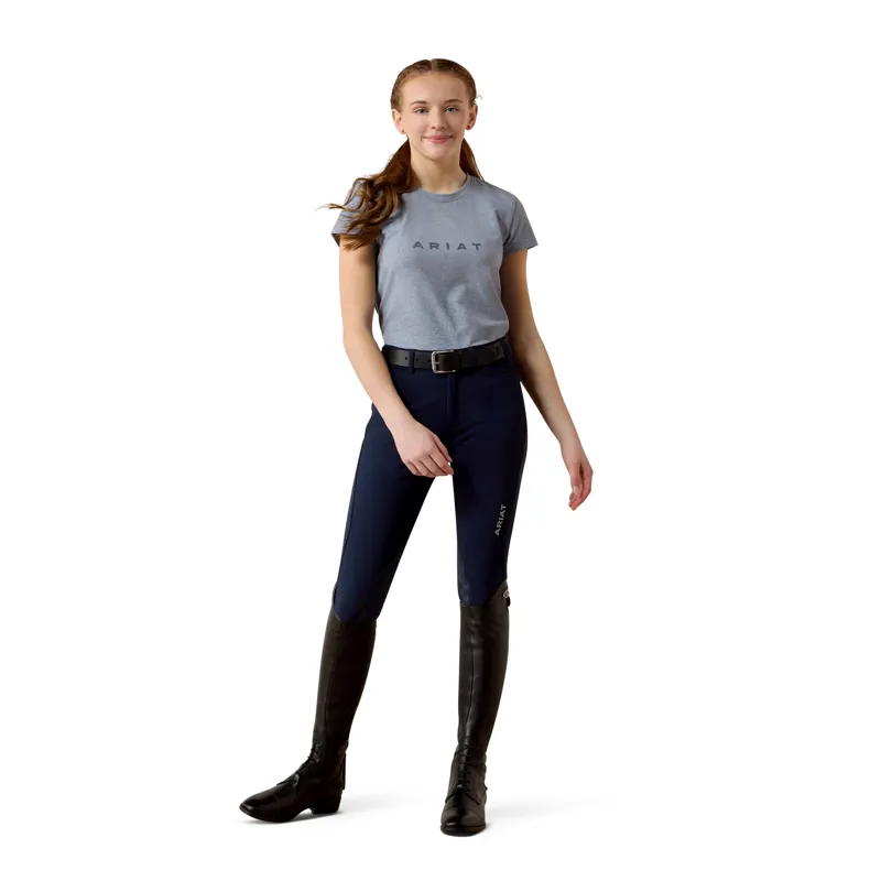 Ariat Youth The Logo T-Shirt - Blue Grey Heather-3
