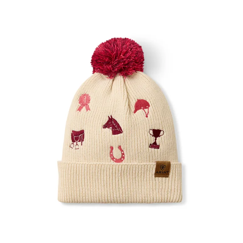 Ariat Youth Arlo Beanie - Natural Patchwork