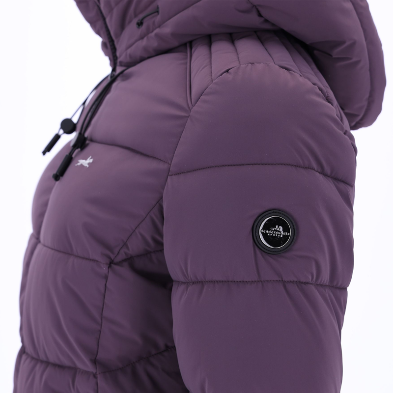 Schockemohle SPFenja Style Ladies Quilted Jacket - Deep Mauve-6