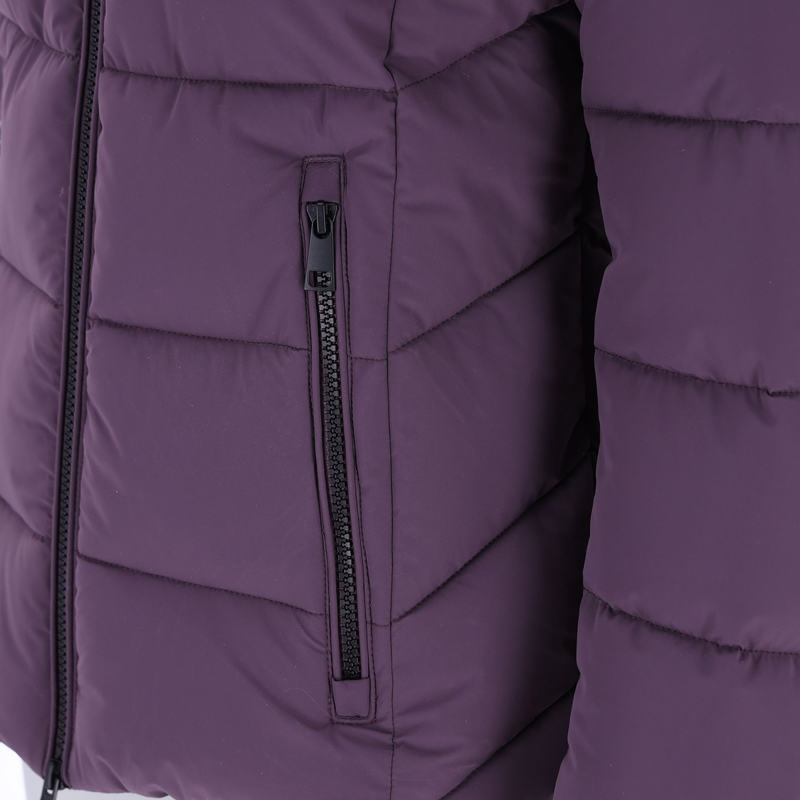 Schockemohle SPFenja Style Ladies Quilted Jacket - Deep Mauve-5