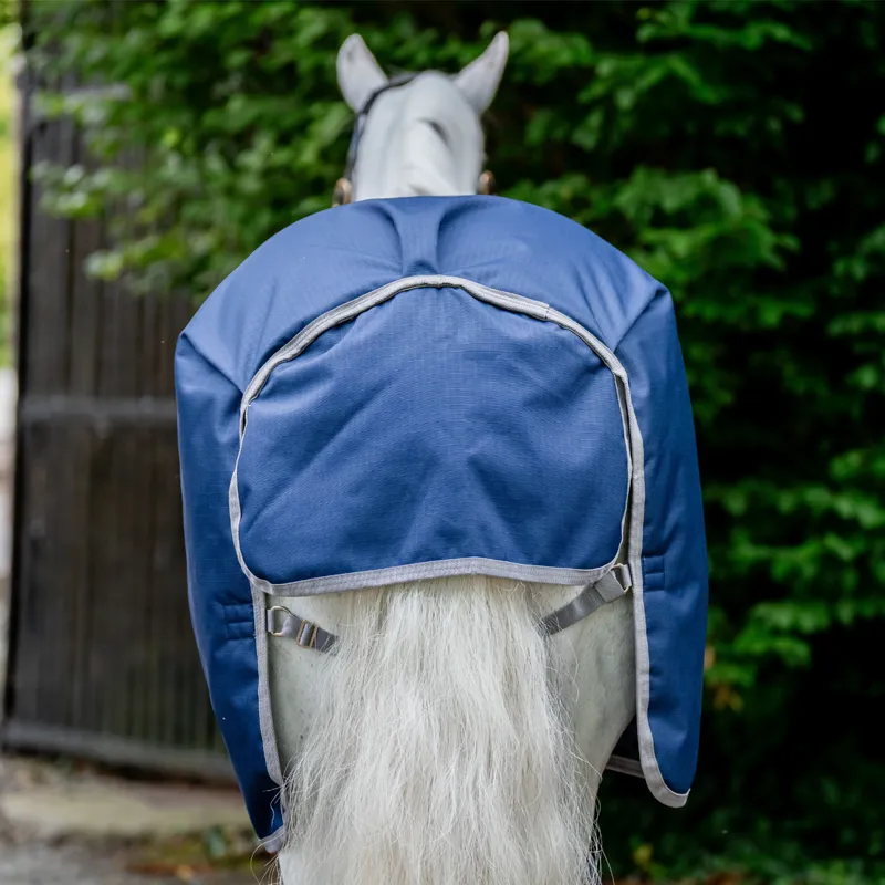 Horseware Amigo Ripstop 900 Fleece Lined Original 50g Turnout Rug - Navy/Titanium Grey-1