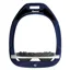 Flex-On Green Composite Stirrup - Inclined Ultra Grip - Navy Blue/Grey/Black