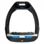 Flex-On Safe-On Inclined Ultra-Grip Stirrups - Black/Grey/Light Blue