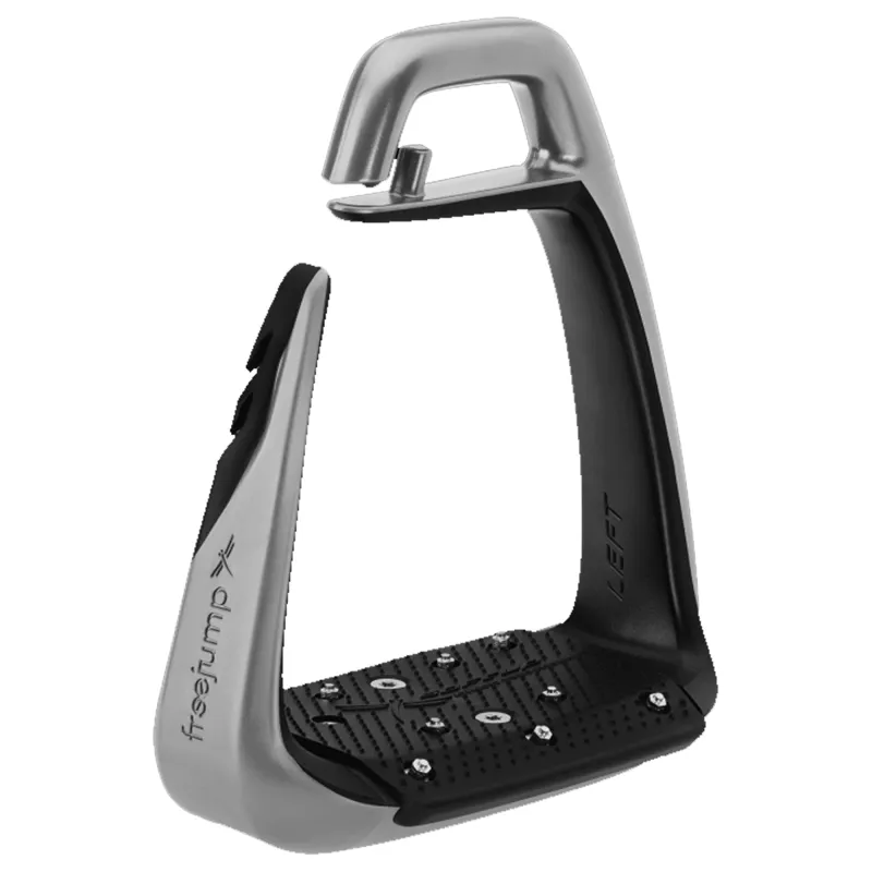Freejump Soft'Up Classic+ Stirrups - Silver/Black
