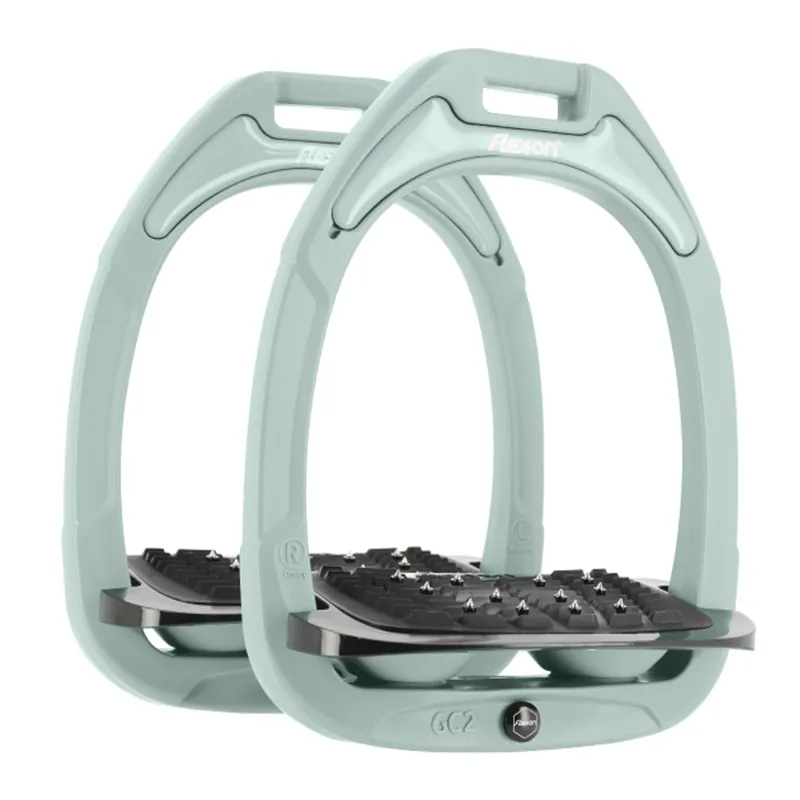 Flex-On Green Composite Stirrups - Inclined Ultra Grip - Surf Spray