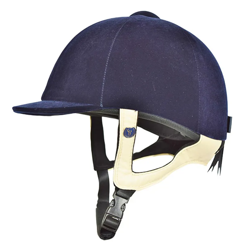 Gatehouse Jeunesse Velvet Riding Hat - Navy