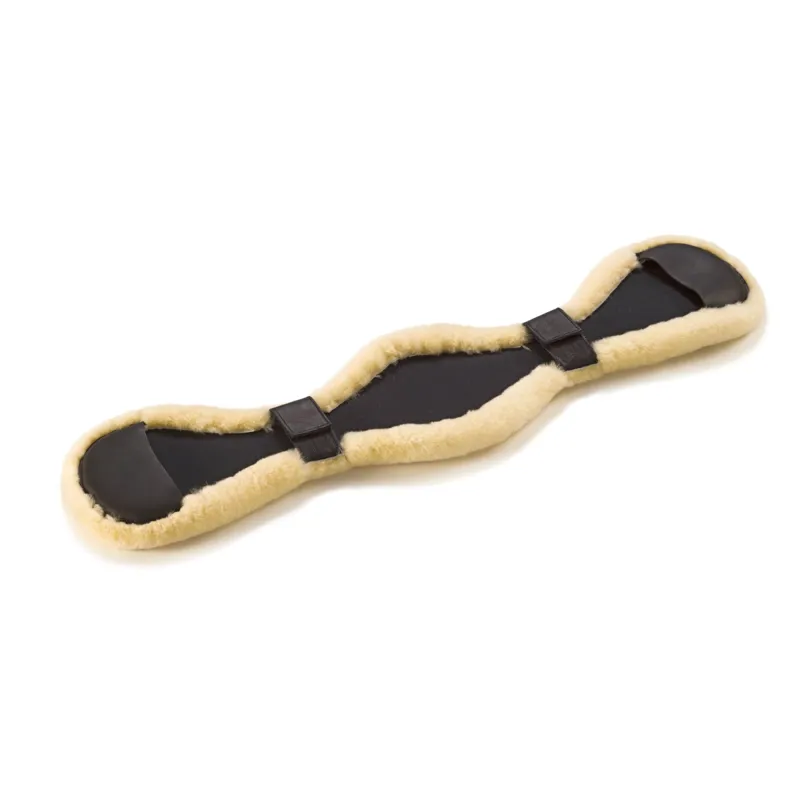 Equipe Lambskin Anatomical Dressage Girth Cover - Natural