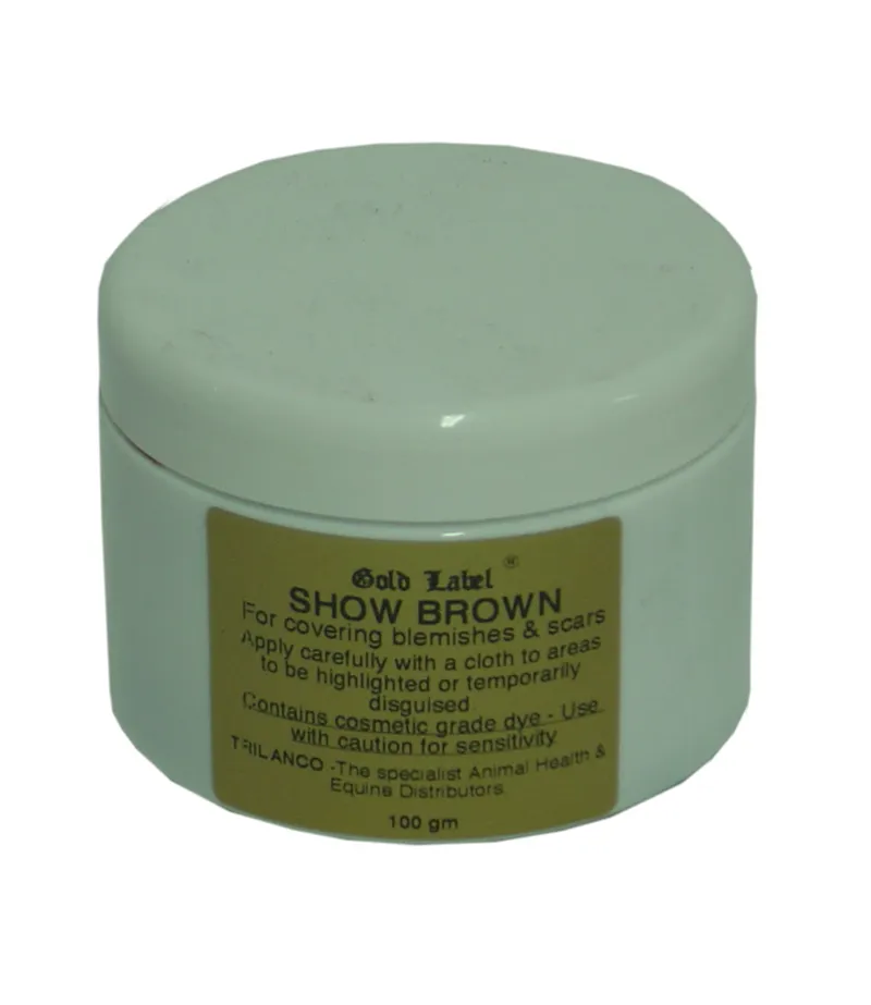 Gold Label Brown Show Cream - 100g