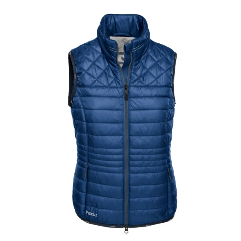Pikeur Colette Ladies Quilted Gilet - Dark Sapphire