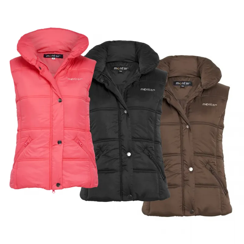 Montar Ladies Padded Gilet - Brown