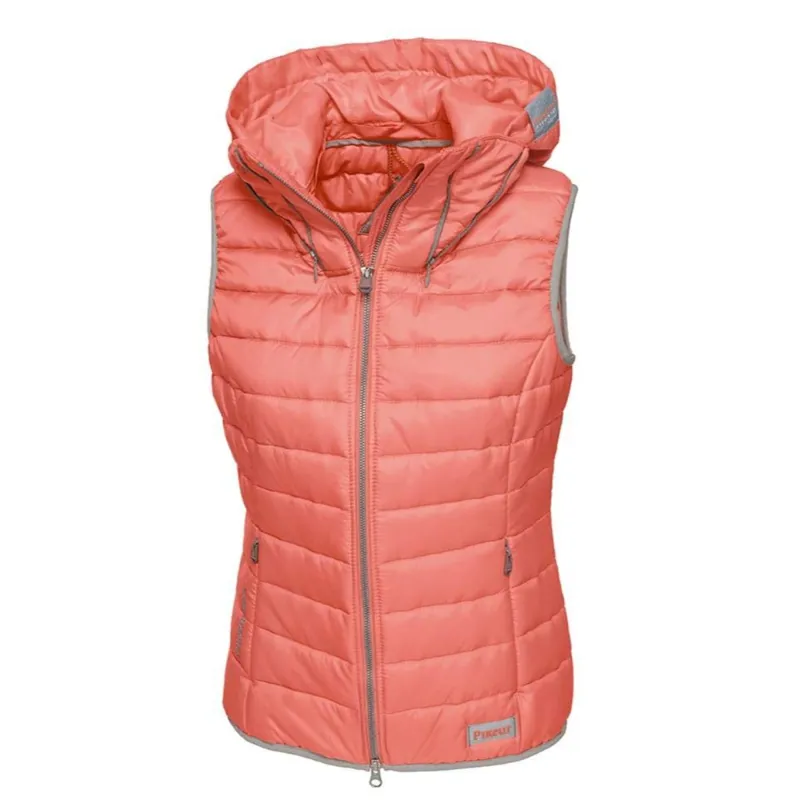 Pikeur Fiene Ladies Quilted Gilet - Peach