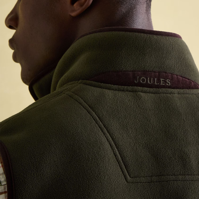 Joules Men's Greenfield Fleece Gilet - Green-5