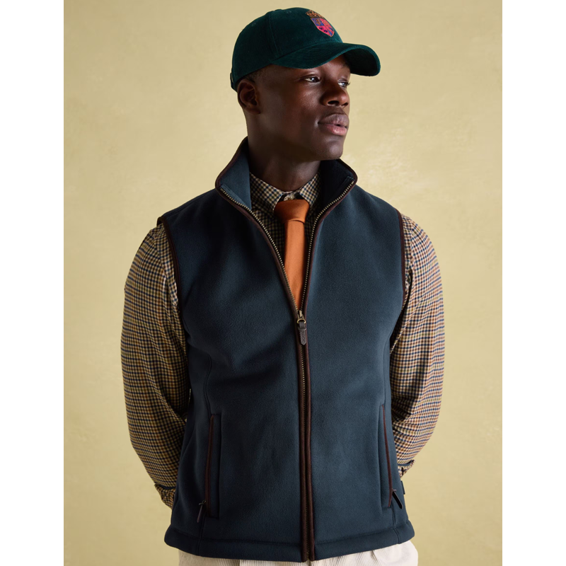 Joules Men's Greenfield Fleece Gilet - Navy-1