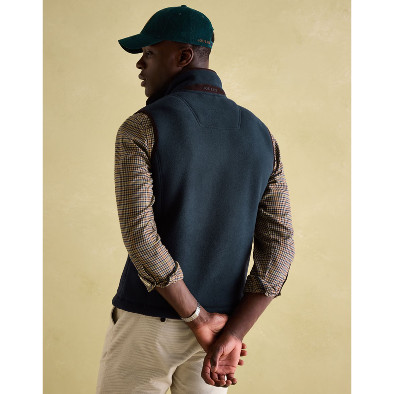Joules Men's Greenfield Fleece Gilet - Navy-3