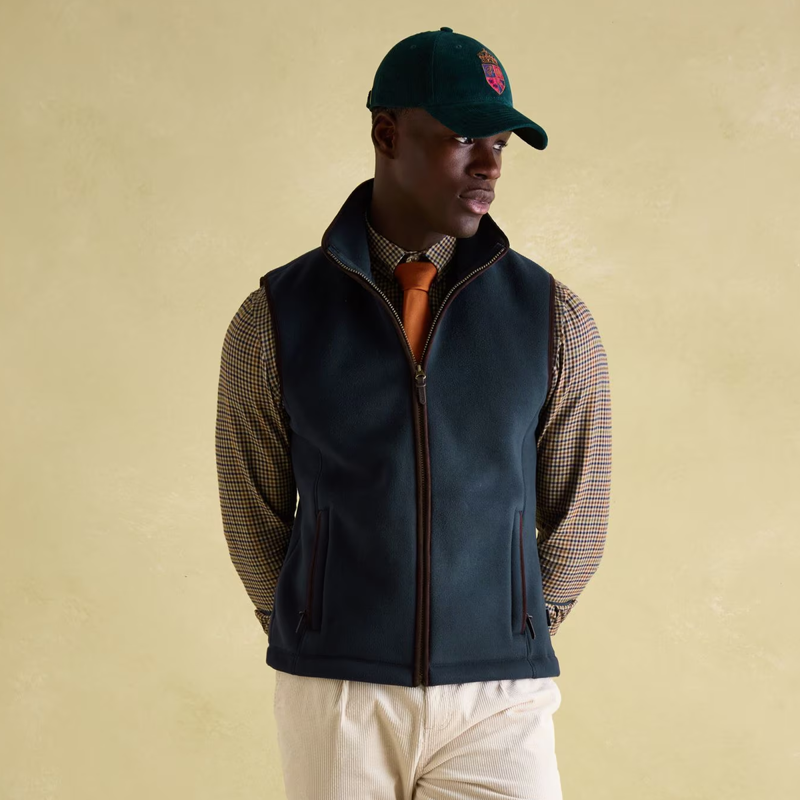 Joules Men's Greenfield Fleece Gilet - Navy-2