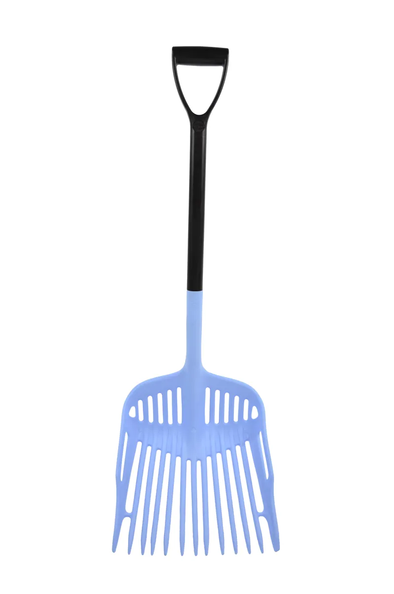 Harold Moore Shavings Fork with D-Grip Handle - Baby Blue