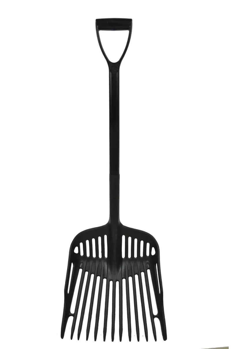 Harold Moore Shavings Fork with D-Grip Handle - Black