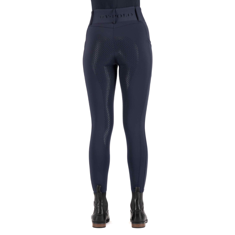 HV Polo Ladies Favourite Summer Full Grip Riding Tights - Navy-1