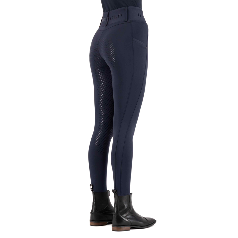 HV Polo Ladies Favourite Summer Full Grip Riding Tights - Navy-2