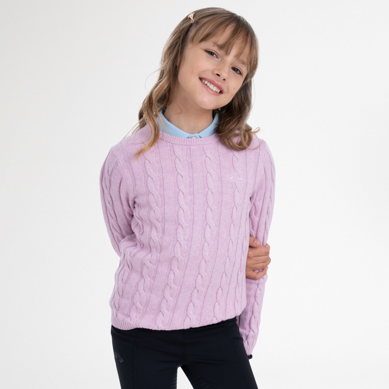 HV Polo Children's Tally Pullover - Pretty Pink-2