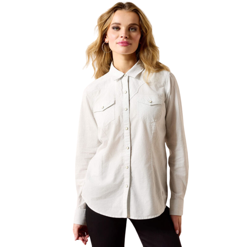 Ariat Women's Stella Western Snap Shirt - Rope Stripe