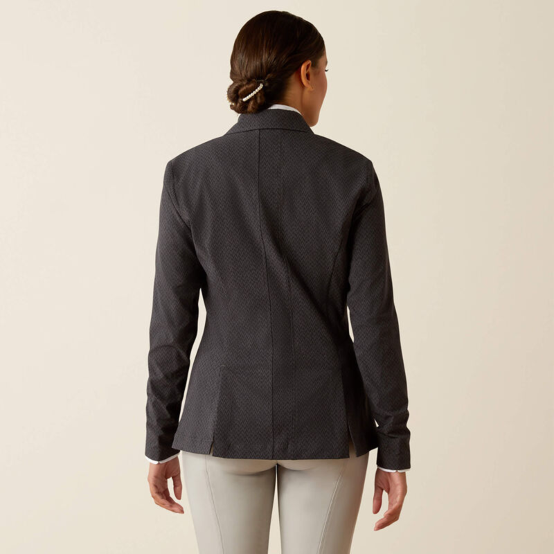 Ariat Women's Artico 2.0 Long Sleeve Show Coat - Herringbone Print-1