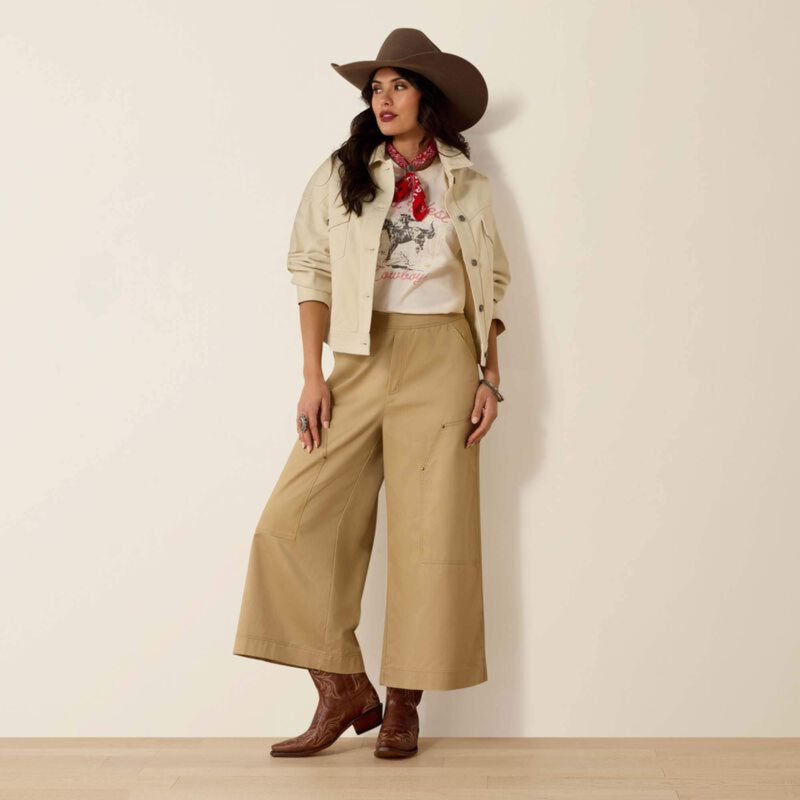 Ariat Women's Solar Cotton Twill Jacket - Summer Sand-3