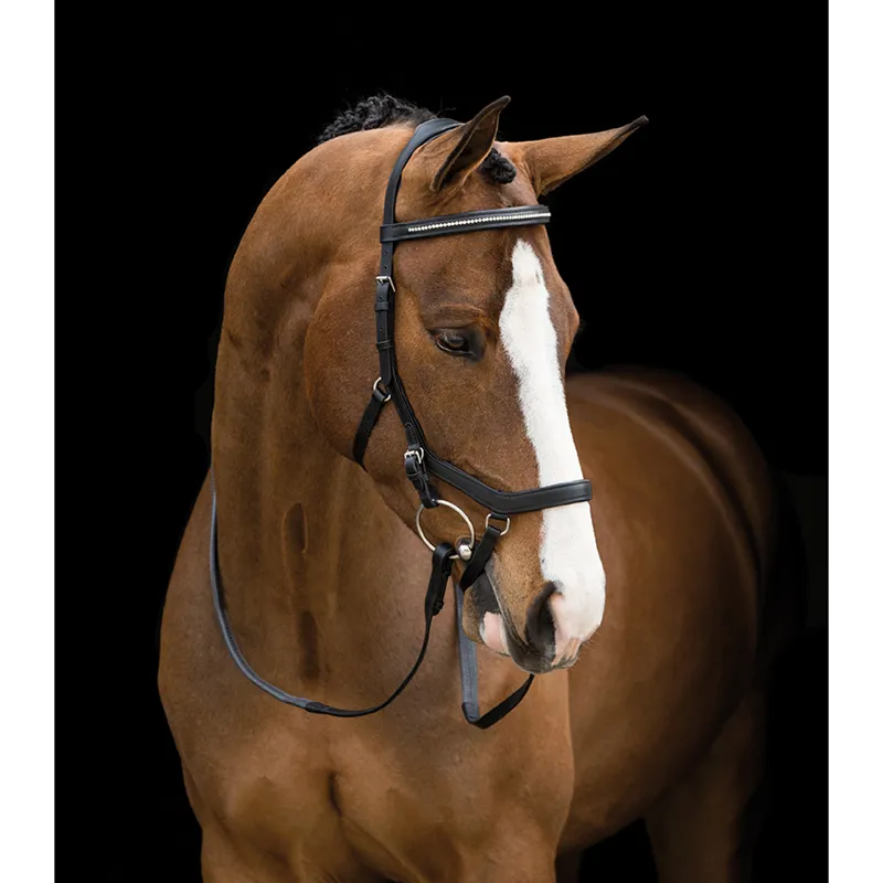 Horseware Rambo Micklem Diamante Competition Bridle - Black