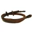 Horseware Rambo Micklem Rubber Reins with Brass Fittings - Brown