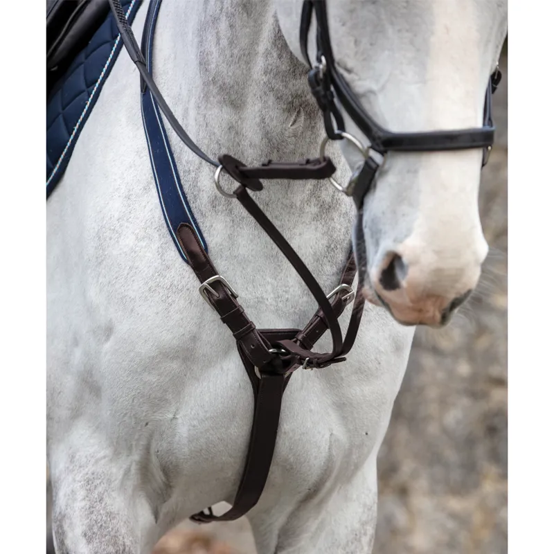 Horseware Rambo Micklem Breastplate Martingale - Brown