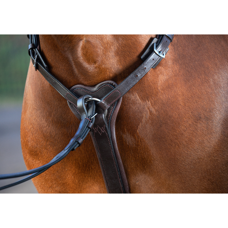 Horseware Rambo Micklem Breastplate Martingale - Brown-1