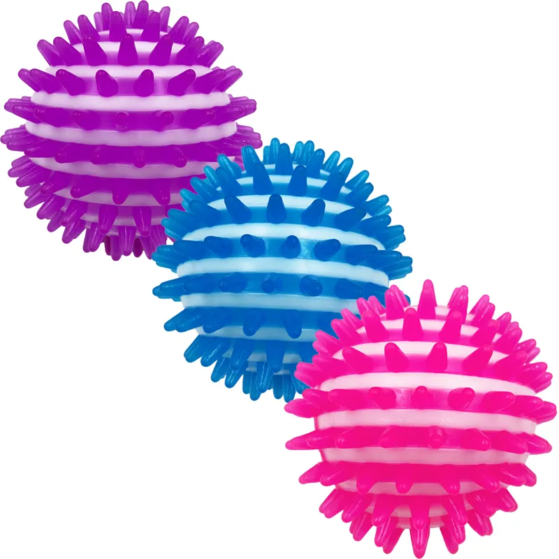 Hem and Boo Flashing Spiked Ball - Assorted
