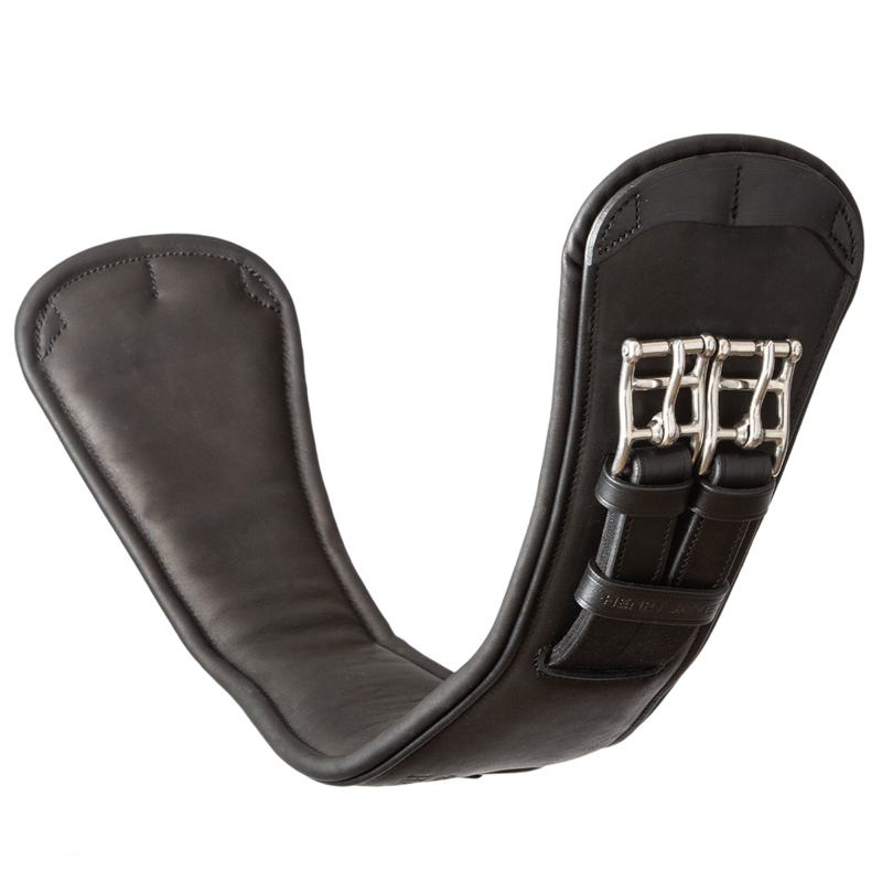 Henry James Curved Anatomic Short Girth - Black-1