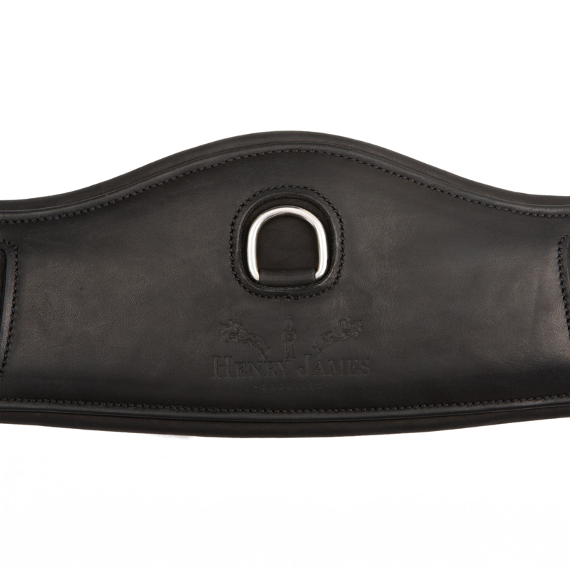 Henry James Curved Anatomic Short Girth - Black-4