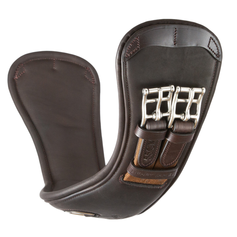 Henry James Freedom Anatomic Short Girth - Havana Brown-1