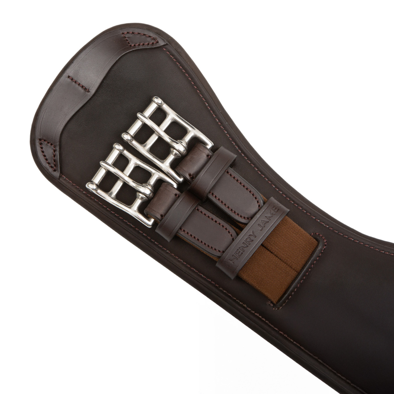 Henry James Freedom Anatomic Short Girth - Havana Brown-2