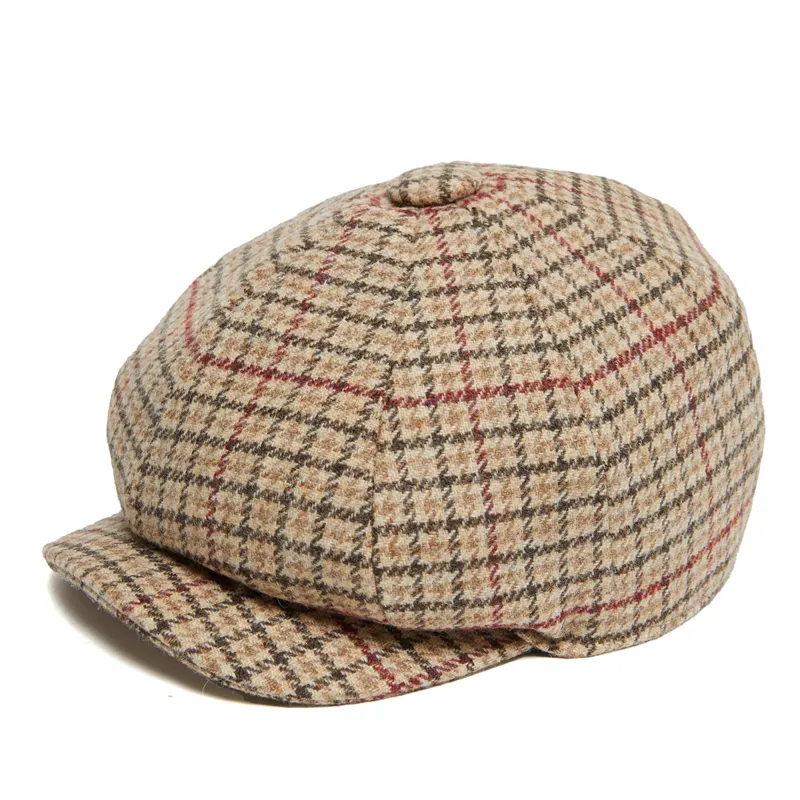 Holland Cooper Baker Boy Tweed Cap - Charlton Tweed