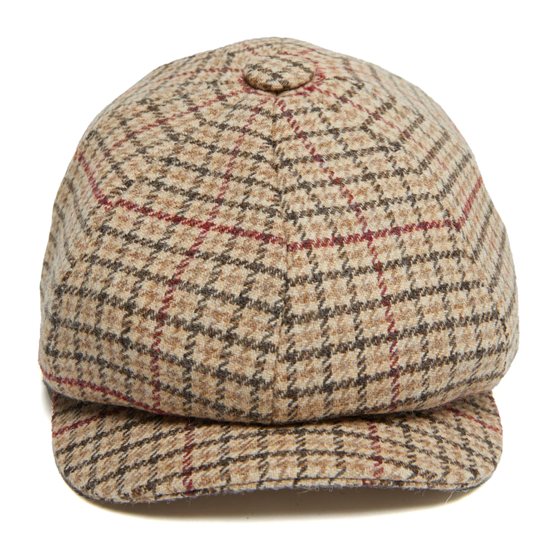Holland Cooper Baker Boy Tweed Cap - Charlton Tweed-1